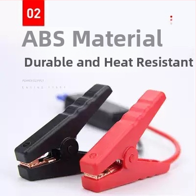 Automobilio avarinio užvedimo klemės, 12V, 5 prievadai, anti-alarm, su išmaniais laidais