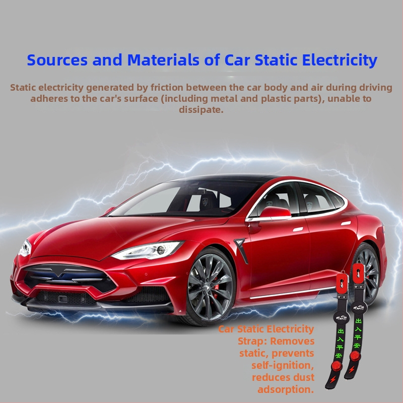 Set protiv statičkog elektriciteta za električna vozila: elektrostatni pojas i uzemljivački lanac