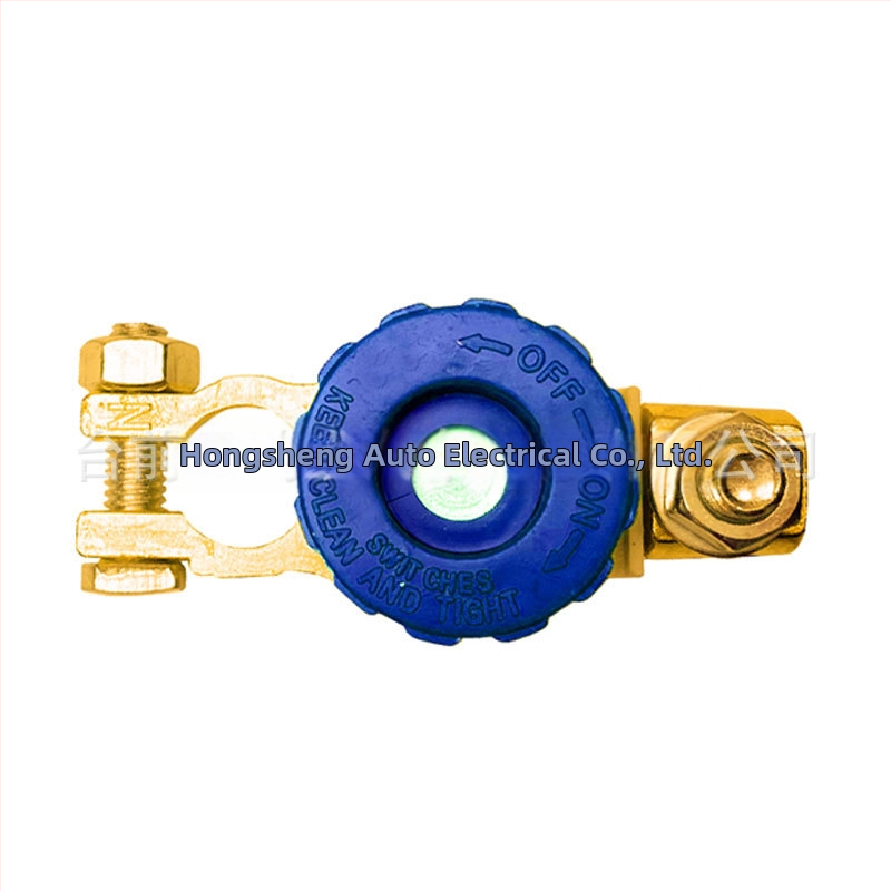 Automobilio/krovininio automobilio pagrindinis maitinimo jungiklis su baterijos išjungimo funkcija, cinko lydinio korpusas, Hong shengxiang