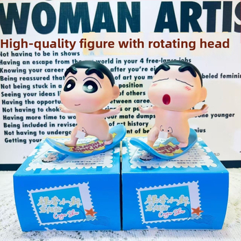 Shin-Chan anime figuur — laua dekoratsioon, plastikmaterjal, karikatuurne stiil