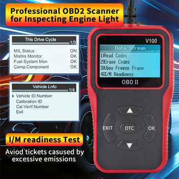 Ručni OBD dijagnostički instrument za automobil, Plug-and-Play, ABS, porijeklo Shenzhen, prilagodba dostupna