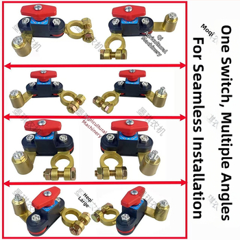 Moqi vypínač napájania autobatérie 12/24V – pre autá, motocykle a batérie, model 12/24