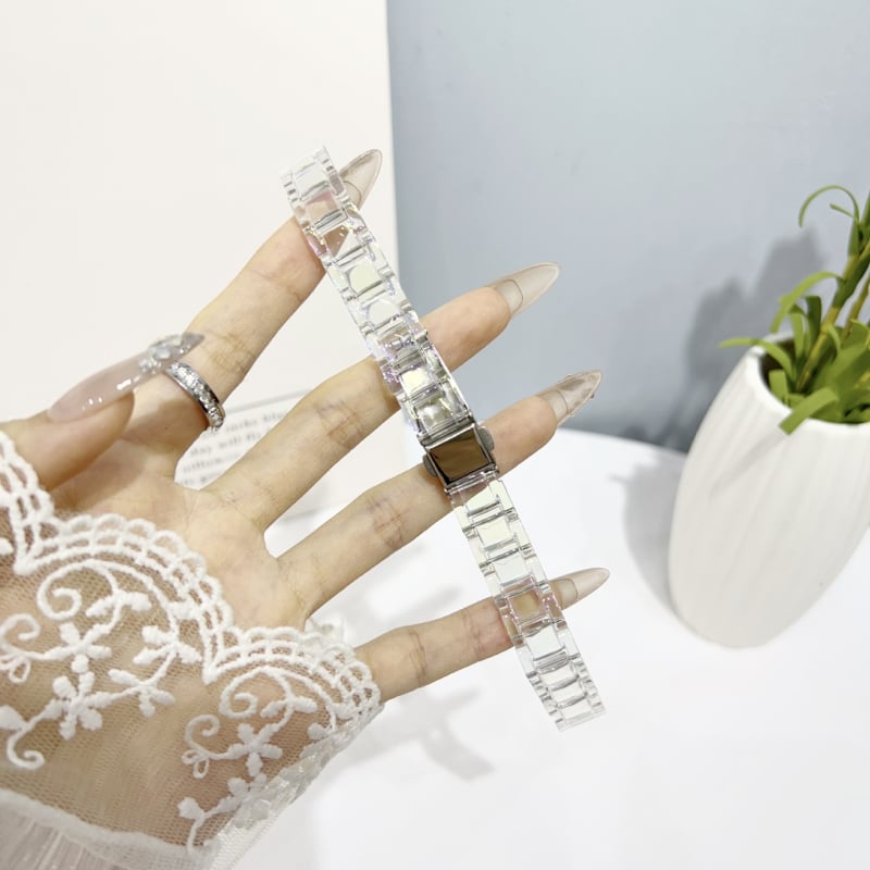 Remen za pametni sat – Višestruka kompatibilnost (Samsung, Huawei, Xiaomi, Garmin, Fitbit, Casio); Materijal: PC kućište uz kopču od 304 nehrđajućeg čelika; Sklopiva kopča; Završna obrada: elektroplatiranje i lasersko završavanje