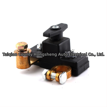Automobilio akumuliatoriaus išjungimo jungiklis Hong shengxiang — grynas varis, nuotėkio apsauga, HY024, bendriems automobilių modeliams