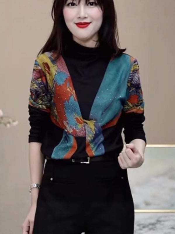 Tricou cu glugă, stil casual, mâneci lungi, croială lejeră, poliester (90-95%)