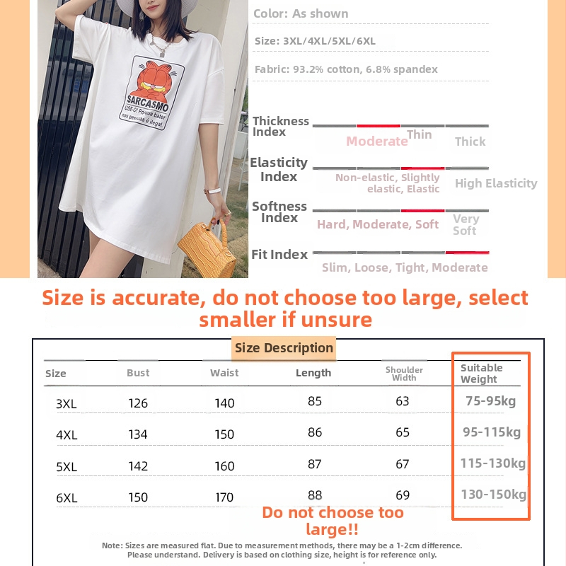 Tricou maternitate din bumbac, vară, cu mâneci scurte, guler rotund, croială lejeră (Lungime 80–100 cm; 90–95% bumbac; mâneci normale)