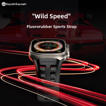 Pás pre Apple Watch Ultra od SquishSquash, fluorovaná guma, športový štýl