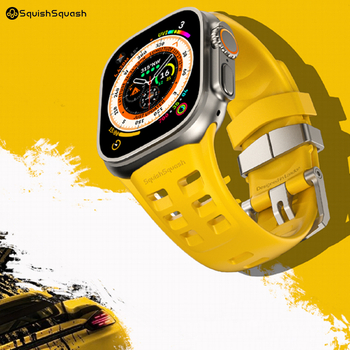 Pás pre Apple Watch Ultra od SquishSquash, fluorovaná guma, športový štýl