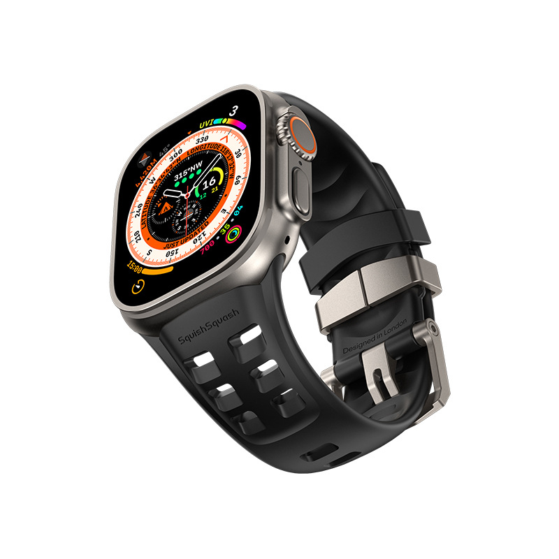 Pás pre Apple Watch Ultra od SquishSquash, fluorovaná guma, športový štýl