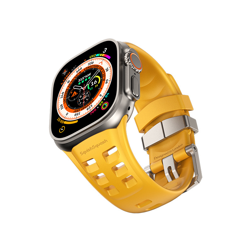 Pás pre Apple Watch Ultra od SquishSquash, fluorovaná guma, športový štýl