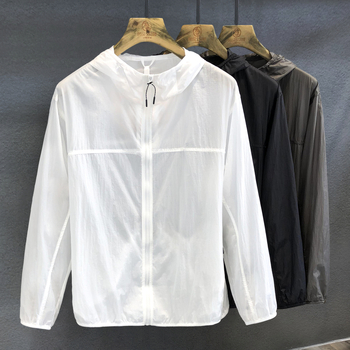 Cămașă cu protecție solară, glugă, UPF50+, material ușor din nylon, croială lejeră