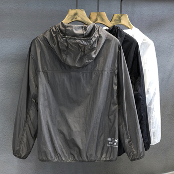 Cămașă cu protecție solară, glugă, UPF50+, material ușor din nylon, croială lejeră