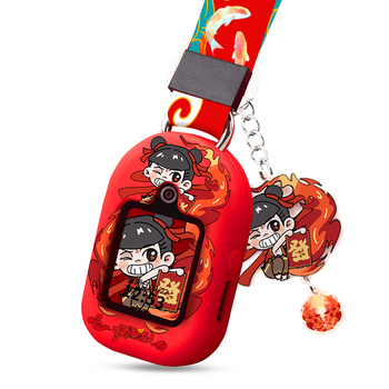 Nákrčníkový obal pre Huawei Kids Watch – kompatibilný s 5/5 Pro, 4 Pro/4X/3 Pro Super Version a 5X; silikónový pás; prispôsobiteľné veľkosti rozhrania; módny štýl; zapínanie s jednou slučkou (bez pracky)