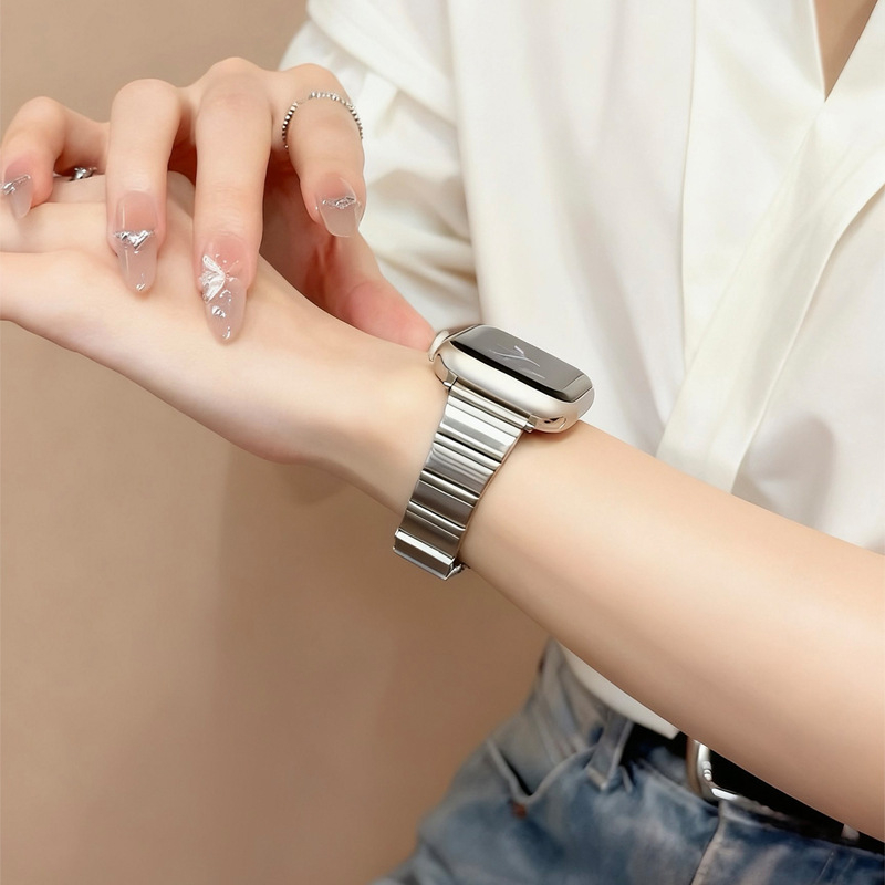 Metalna narukvica za sat s leptir kopčom za Apple Watch i Huawei, 18 mm širine, moderan dizajn