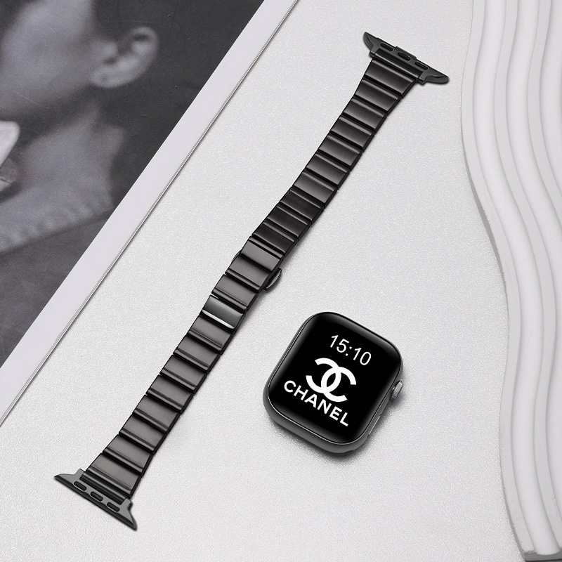 Metalna narukvica za sat s leptir kopčom za Apple Watch i Huawei, 18 mm širine, moderan dizajn