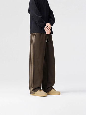 Meeste fliisvoodriga trikotaazpüksid, puuvillase-poliesteri segu, vaba lõige, talvised