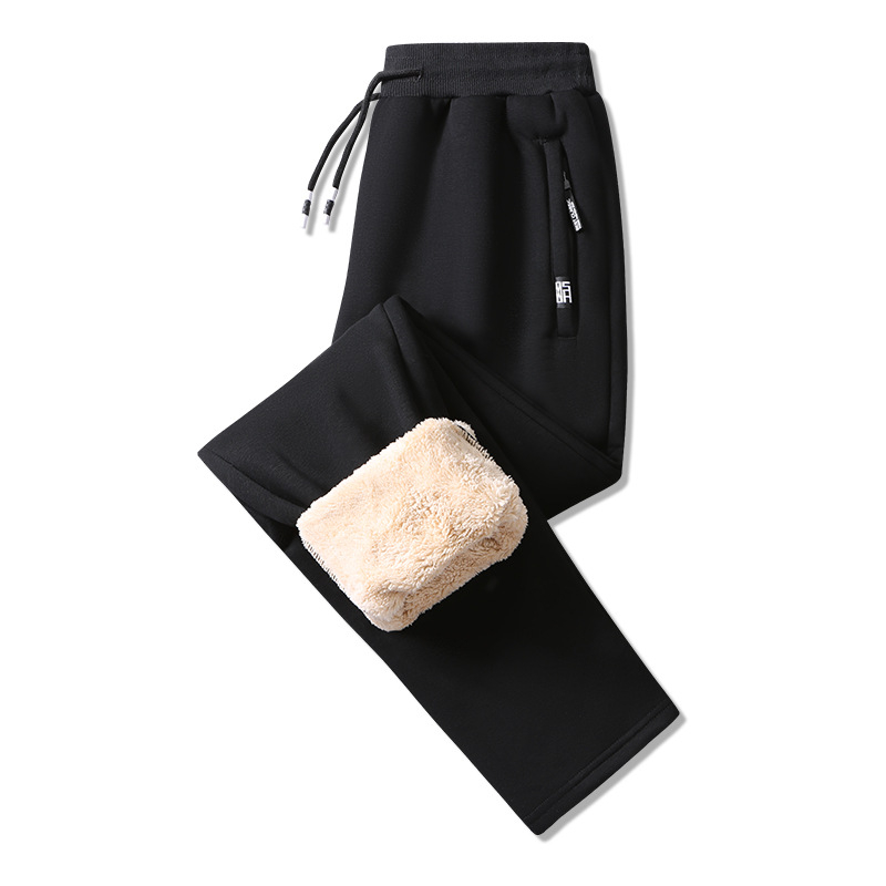 Мъжки ултразвукови панталони, права кройка, средна талия, панталони с множество джобове, без еластичност