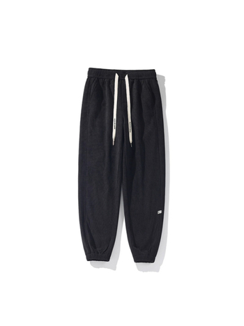 Pantaloni casual - croi lejer, lungi, talie medie, iarnă, 100% poliester