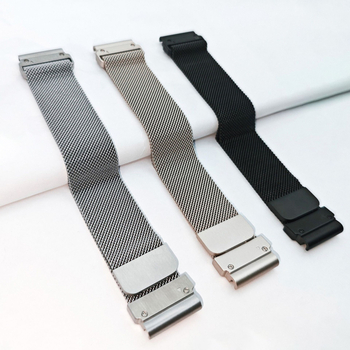 Milanese magnetski kaiš za Garmin Fenix 8 od nehrđajućeg čelika, minimalistički stil, širine sučelja 20/22/26 mm