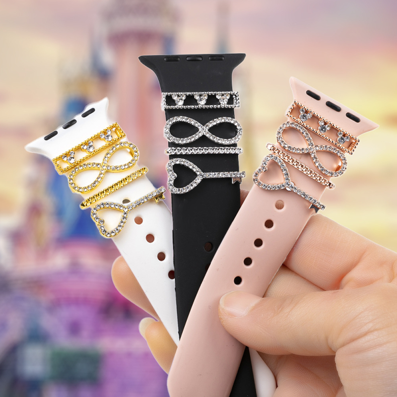 Silikoonist nutikellarihmade aksessuaaride komplekt, neljaosaline komplekt, 2024 suvi, isikupärane trend