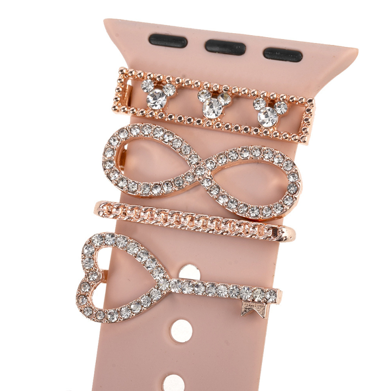 Silikoonist nutikellarihmade aksessuaaride komplekt, neljaosaline komplekt, 2024 suvi, isikupärane trend