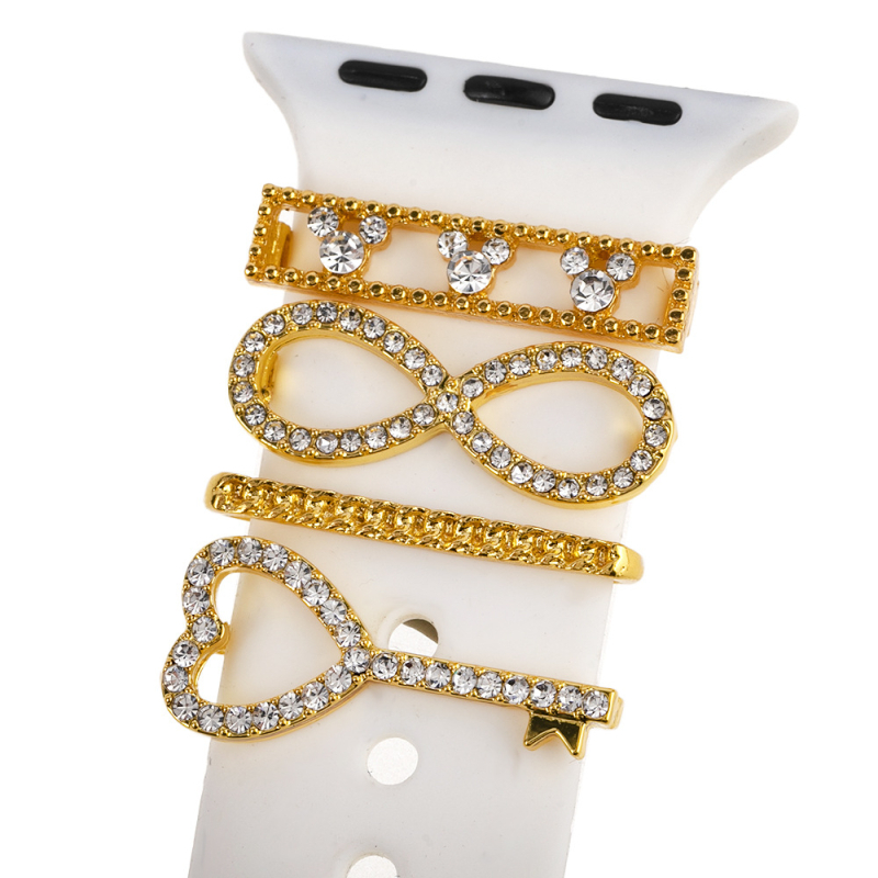 Silikoonist nutikellarihmade aksessuaaride komplekt, neljaosaline komplekt, 2024 suvi, isikupärane trend