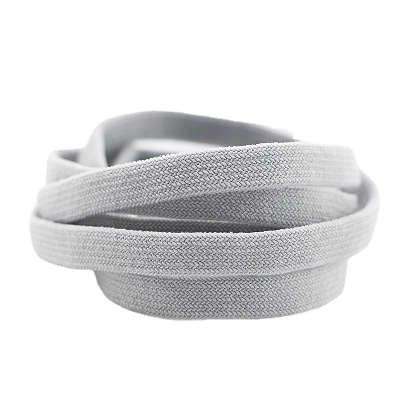 Κορδόνια χωρίς κόμπους, πλάτους 8 mm, με ελαστικό κούμπωμα, διπλού στρώματος σπαντεξ, κατάλληλα για όλες τις εποχές; κατάλληλα για sneakers, δερμάτινα παπούτσια, μποτάκια και casual