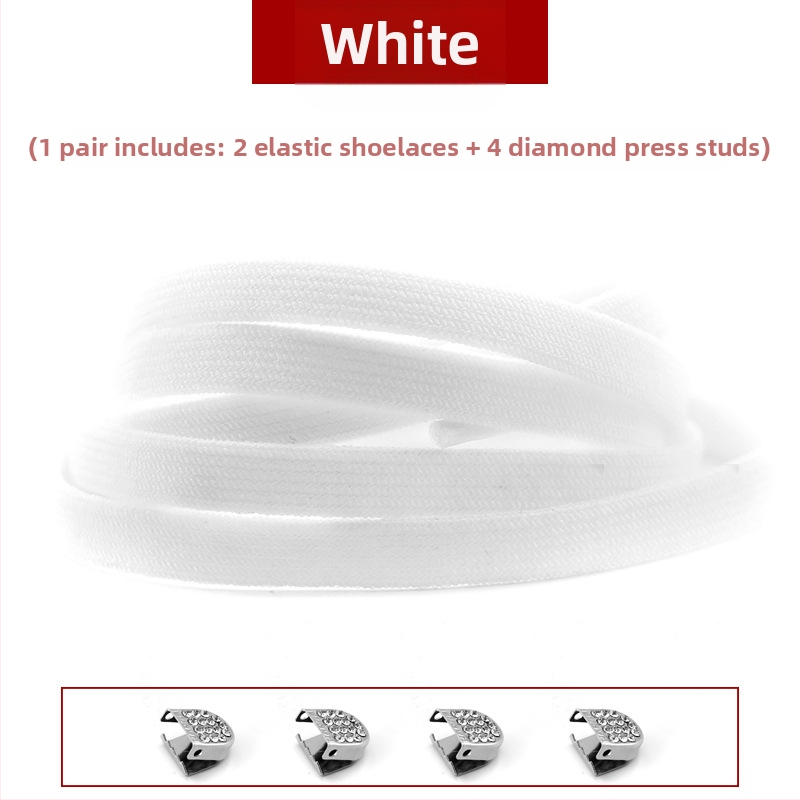 Unisex kurpju šņorēm bez mezgliem 8 mm platumā, ar elastīgu aizdari, divslāņu no spandexa; piemērotas ikdienas apaviem, sporta apaviem, ādas kurpēm un zābakiem visām sezonām