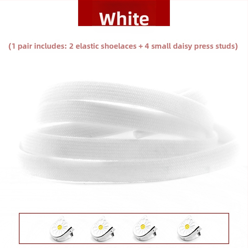 Unisex kurpju šņorēm bez mezgliem 8 mm platumā, ar elastīgu aizdari, divslāņu no spandexa; piemērotas ikdienas apaviem, sporta apaviem, ādas kurpēm un zābakiem visām sezonām