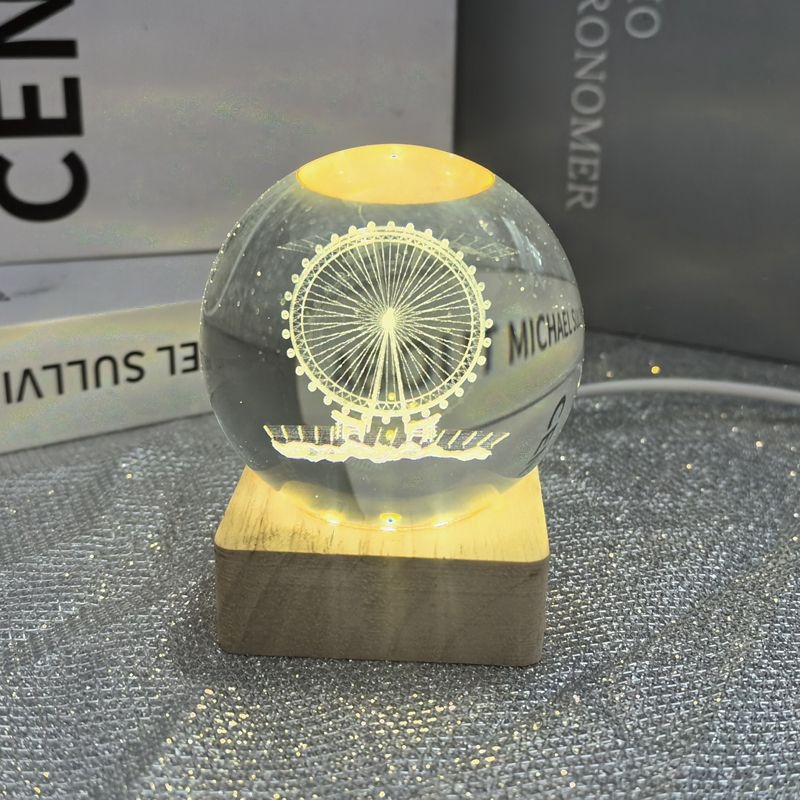 LED éjszakai lámpa - dekoratív dizájn szegekből merítve - Unique márka