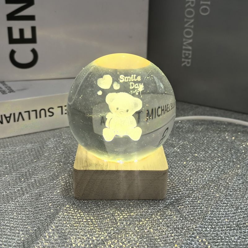 LED éjszakai lámpa - dekoratív dizájn szegekből merítve - Unique márka