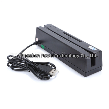 YL160 Daugiafunkcis 4-in-1 kortelių skaitytuvas-rašiklis — skaito magnetines juosteles, IC kortas (4442), M1 sensorius kortas ir PSAM kortas; 13,56 MHz, 1 MB atmintis, jutiklio atstumas 0–5 mm