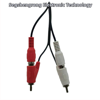 Garso kabelis 2RCA 1 į 2 (modelis: 2RCA 1 į 2; branduolys: grynas varinis laidininkas; laidininkas: varis; danga: nikeliuota; suderinama su Set-Top Box)