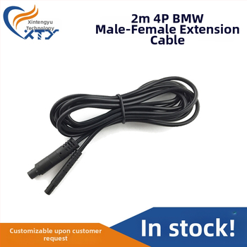 4P četrkodolu aizmugures skatām video kabelis automašīnas kamerai, PVC korpuss, ROHS sertifikāts