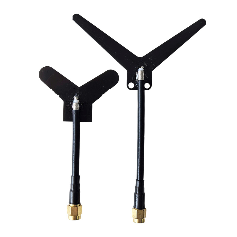 Antena tip Y pentru dronă, frecvențe 1.2/1.3/3.3 GHz, interfață SMA, FPV dronă