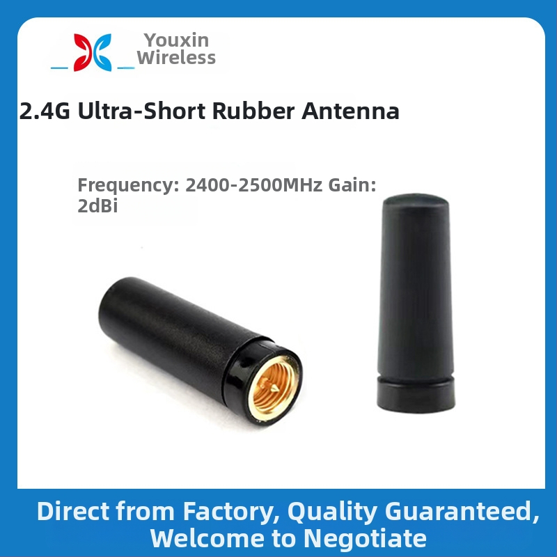 2.4G ārējā SMA omni-direkcijas antena WiFi un Bluetooth modulim, ūdensizturīga, VSWR ≤ 1.5