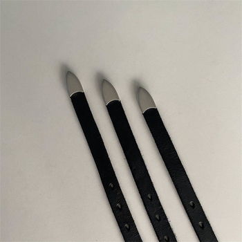 Колан от естествена кожа, горен слой телешка кожа, ширина 2-4 см, ръчно пришит, японски стил закопчаване