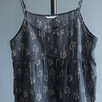 Ženska lanena haljina s trakama, cvjetni print, slobodan kroj, 50–70% lana, literarno retro stil