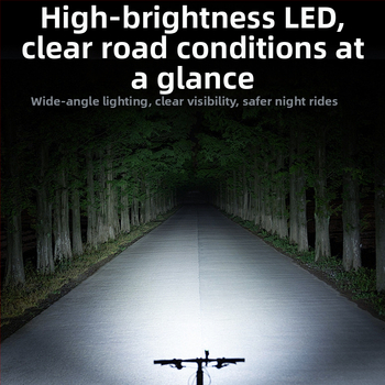 Priekinis dviračio žibintas nakties važiavimui — ultra ryškus, ilgai veikianti baterija, skirtas kalnų ir miesto dviračiams