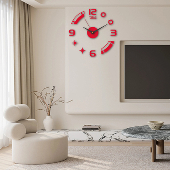 DIY luksuzni zidni sat s noćnim svjetlom, dekoracija za spavaću sobu i dnevni boravak, jednostavan modern stil