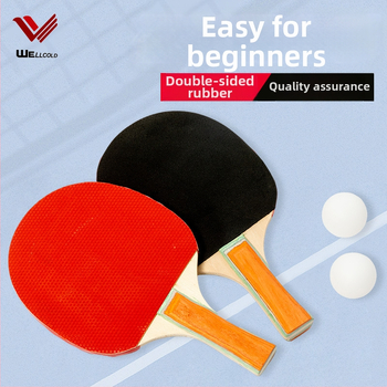 Welker reketa za stolni tenis, guma s obrnuto ljepilo, vodoravni udar, prilagodljiva obrada, pogodna za badminton i stolni tenis