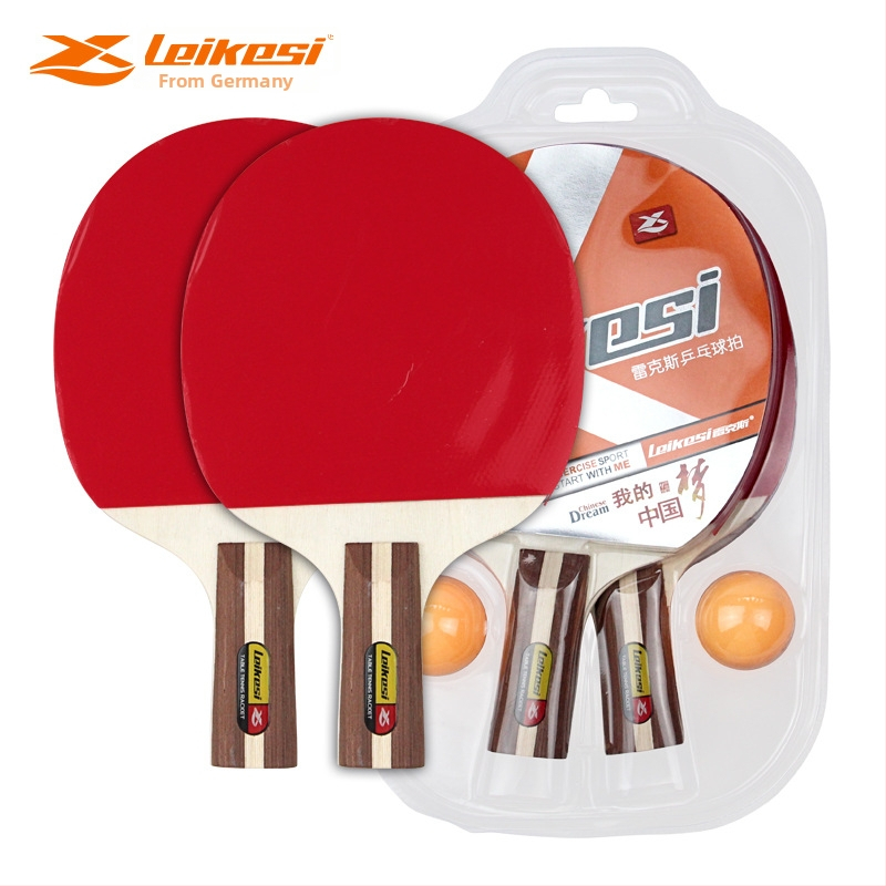 Rex LKS-2122 lauatennise reket poplarist alus, kumm vastupidi liimiga, sirge käepide