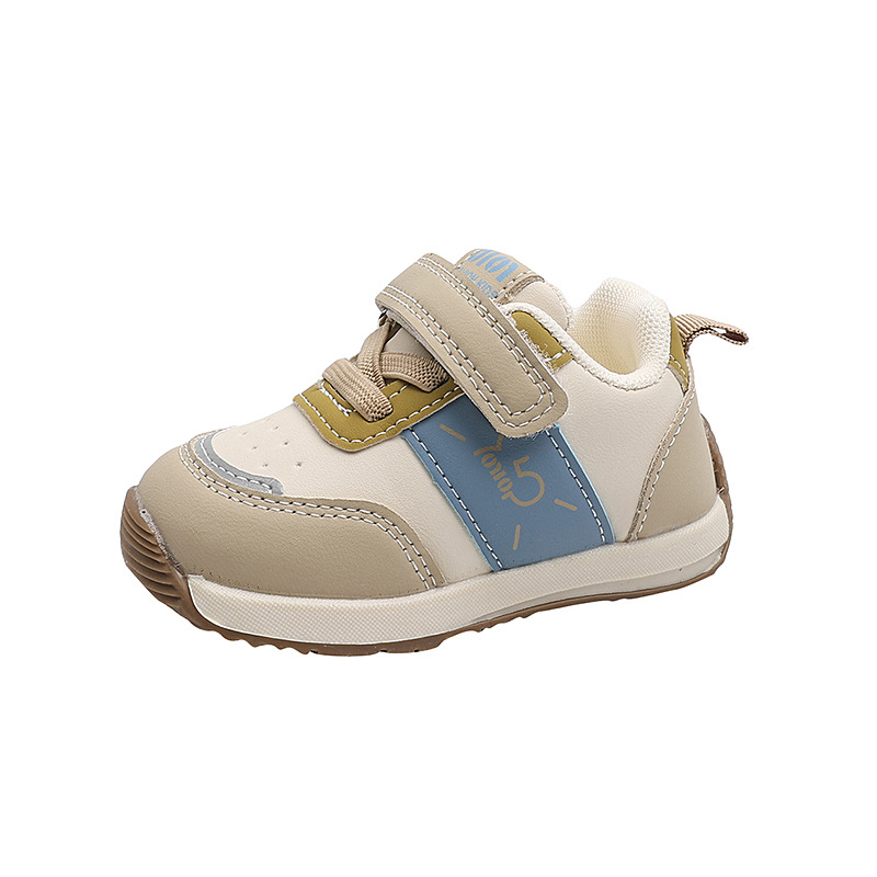 Funkciniai batai kūdikiams 12–36 mėnesių, viršutinė dalis mikropluošto odos, kvėpuojantys ir neslidūs, Velcro užsegimas