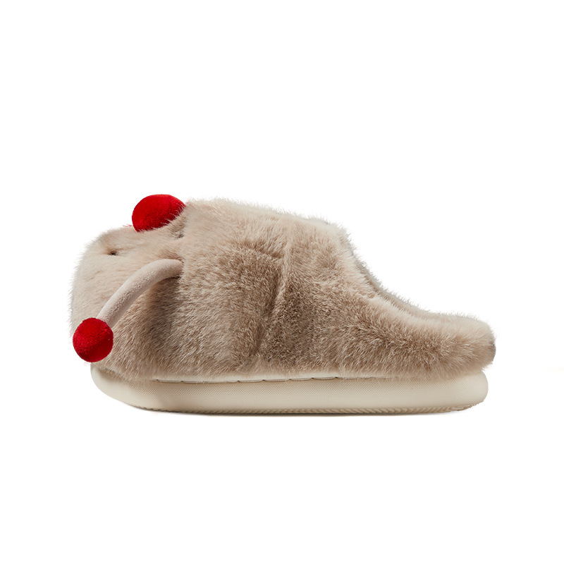 Vaikų medvilninės šlepetės su karikatūrų raštu, nubuko viršus, EVA padas, amžius 7–12 metų