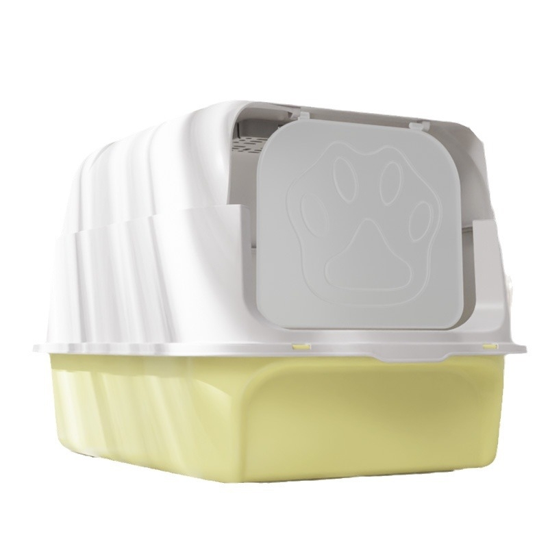 Macskaalomtálca, teljesen zárt kialakítású, csepp- és fröccsenésálló, szagmentes, PP anyag