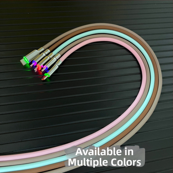 KBT 120W silikoonist andmekaabel Lightning ja Type-C liidestega, kiire laadimine