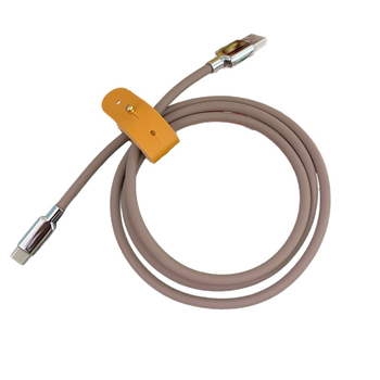 KBT 120W γρήγορη φόρτιση σιλικονούχο καλώδιο δεδομένων με θύρες Lightning και Type-C