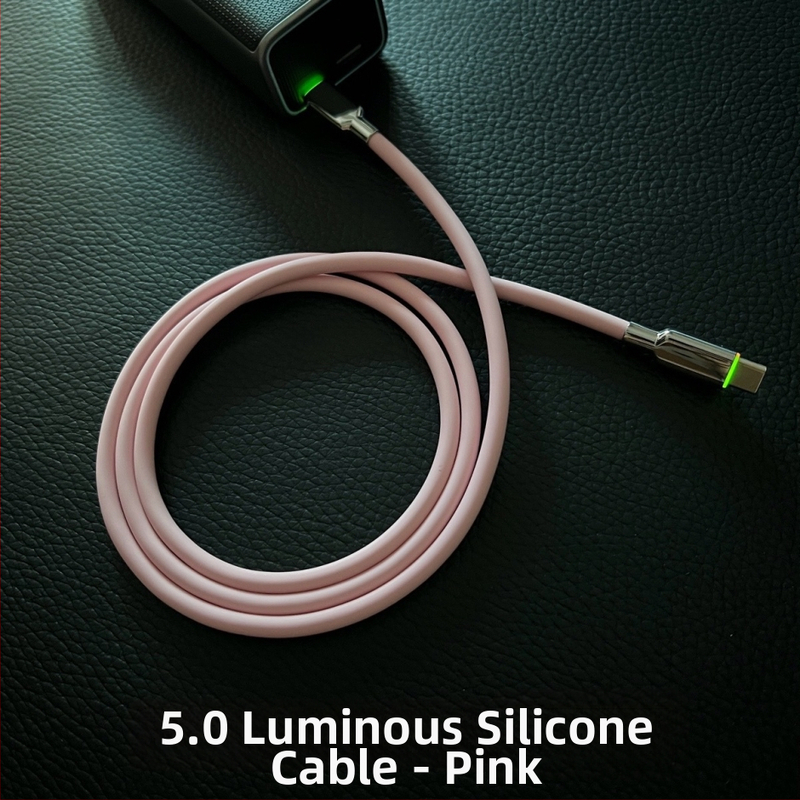 KBT 120W silikoonist andmekaabel Lightning ja Type-C liidestega, kiire laadimine