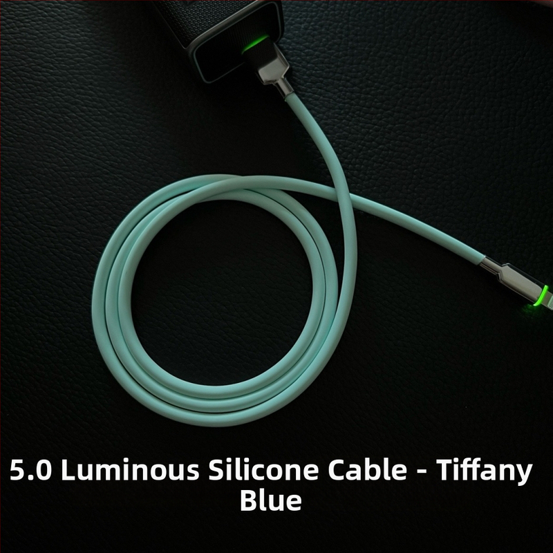 KBT 120W silikoonist andmekaabel Lightning ja Type-C liidestega, kiire laadimine