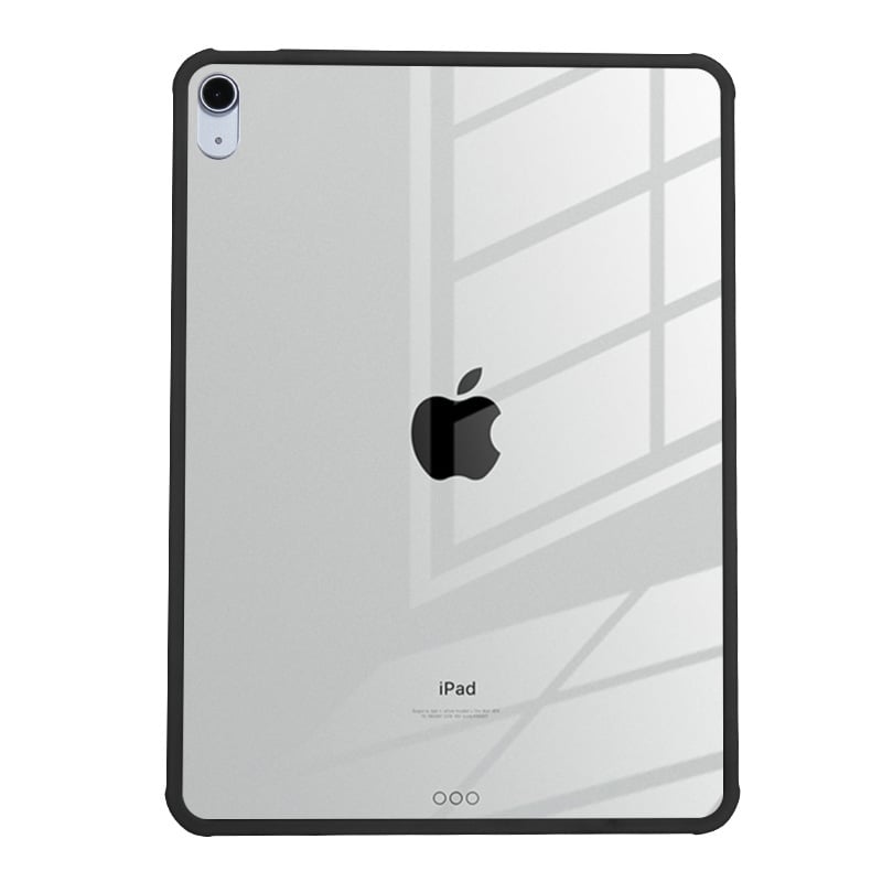 Skaidrus PC dėklas iPad (2024 Air 10.9, Pro 11, 10.2) – matinė apdaila, magnetinis užraktas, atsparus kritimams